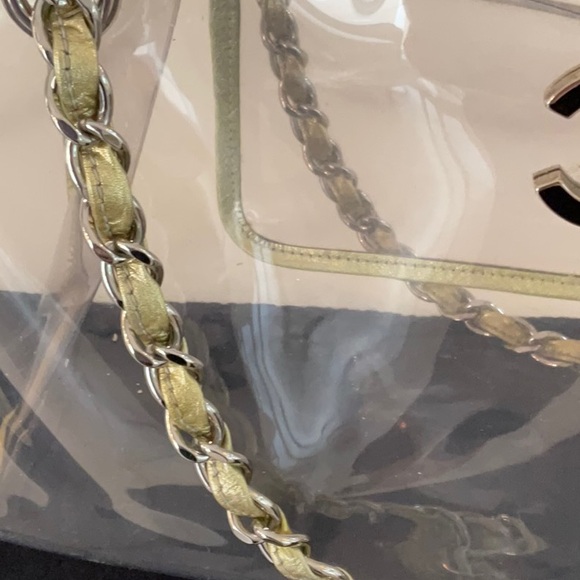 Beautiful PVC CHANEL Tote, 100% Authentic - Picture 10 of 16